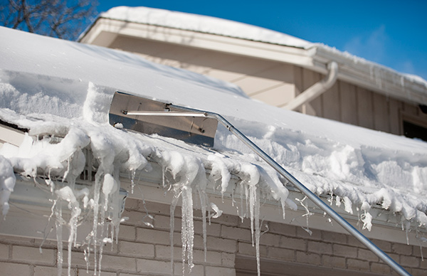 Snow Removal on Roof